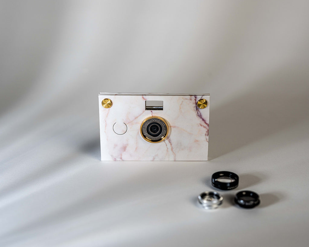 Paper Camera - Bianco Rose - Paper Shoot Camera