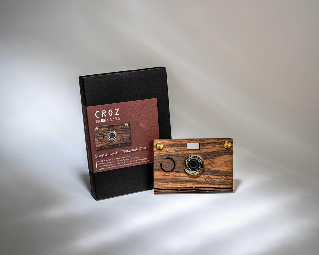 Screw Case Only - Croz Simple Light Wood - Paper Shoot Camera