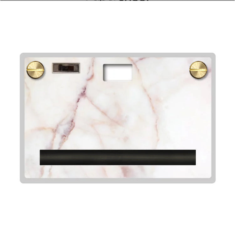 Case Only - Stone Bianco Rose - Paper Shoot Camera